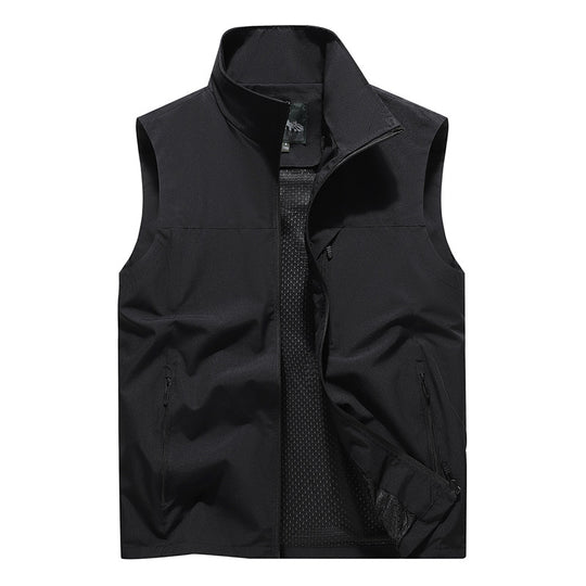 Herren Softshell-Outdoorweste mit winddichter Mikrofaserschale, Mesh-Innenfutter und Reißverschlusstaschen Shop Nory
