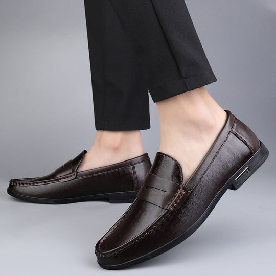 Herren Elegante Mokassins aus hochwertigem Leder mit rutschfester Sohle