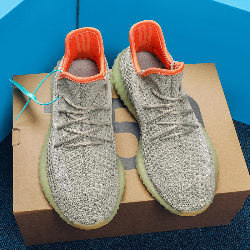 Damen Hochleistungs-Laufschuhe mit atmungsaktiver Strickoberfläche und rutschfester Sohle Shopnory