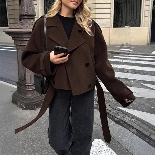 Damen Modische Oversized Jacke