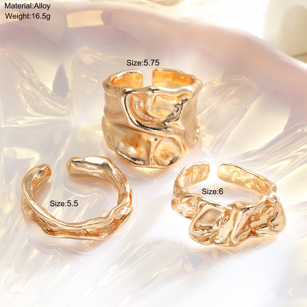 Damen Ring-Set mit kunstvoller und skulpturaler Gestaltung Shop Nory