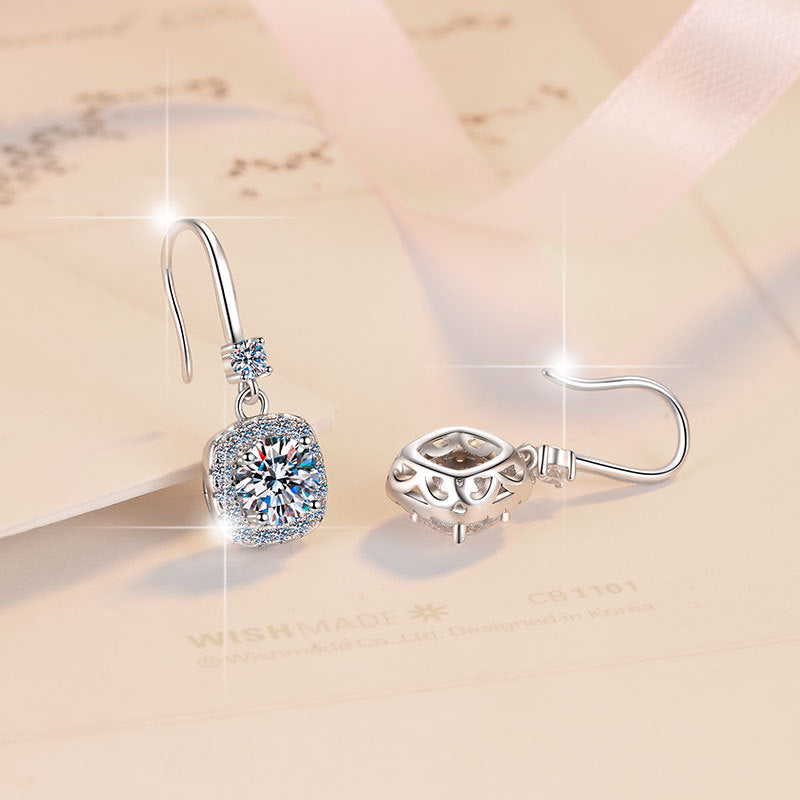 Damen Ohrringe mit funkeln Kristallen und luxuriösem Design Shop Nory