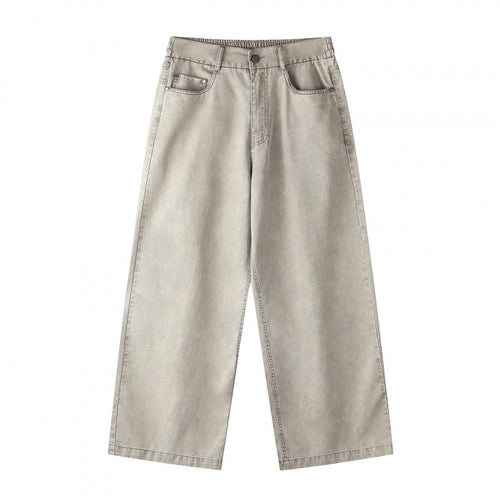 Damen Weite Cropped-Jeanshose Shop Nory