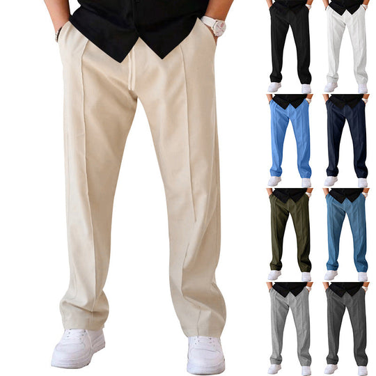 Herren Bequeme Sweatpants mit eleganter Optik und seitlichen Eingrifftaschen