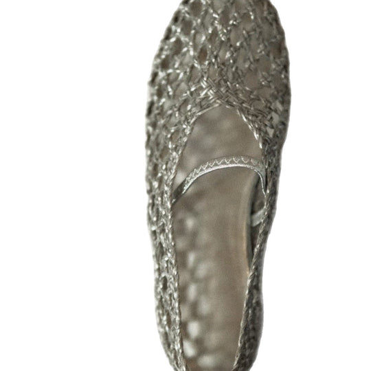 Damen luftige Ballerina mit elegantem Netzdesign