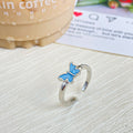 Damen Ring mit kunstvollem Schmetterlingsdesign Shop Nory