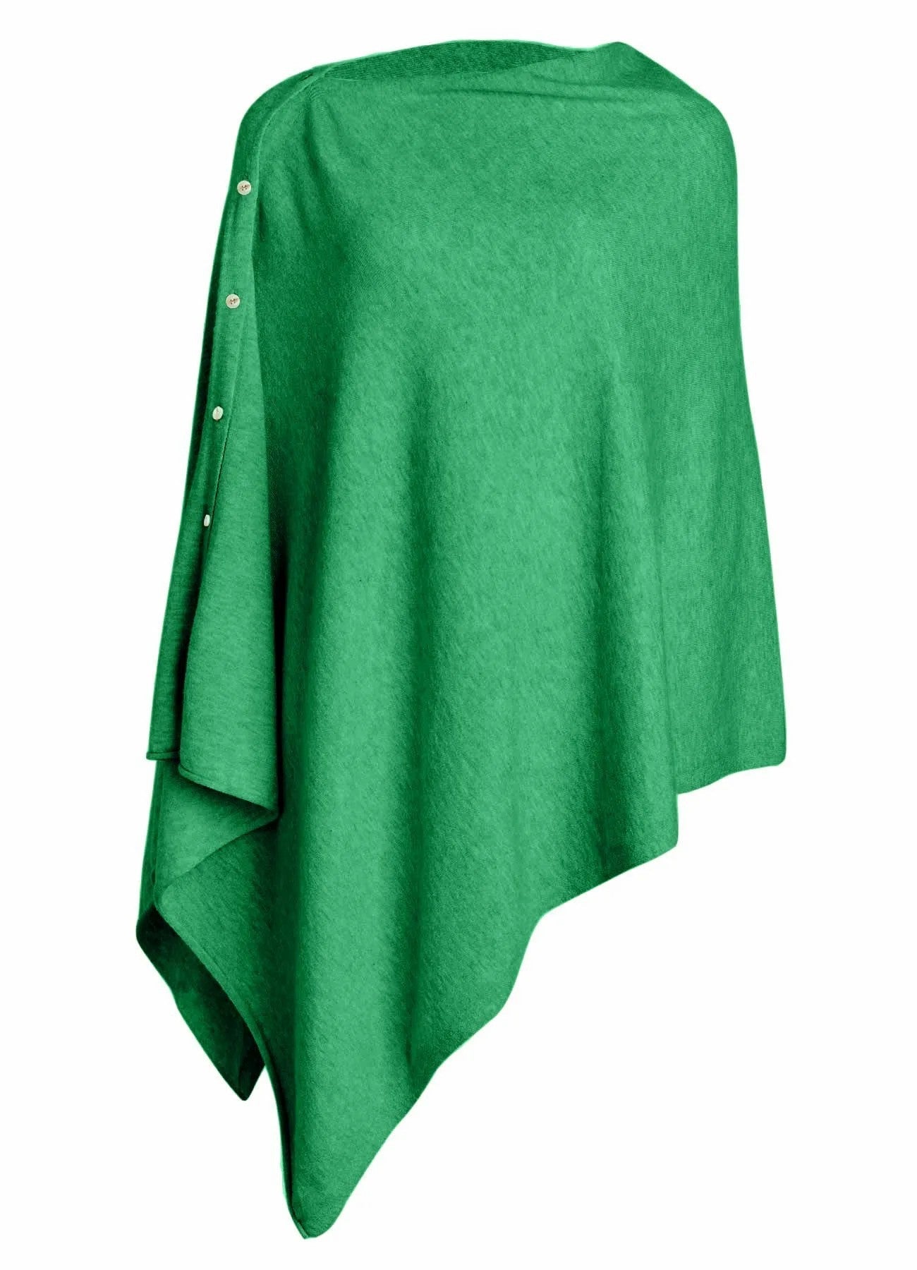 Damen vielseitiger Poncho aus hochwertiger Materialmischung