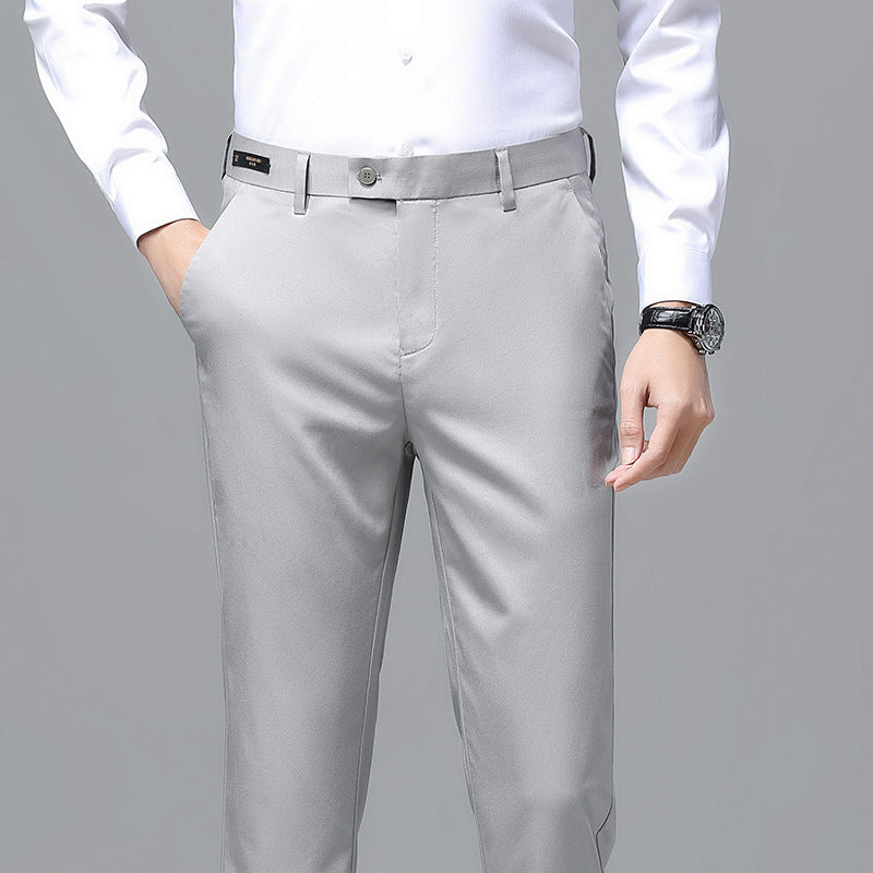 Herren Elegante Business-Chino mit Stretchkomfort und schlankem Bügelsaum Shop Nory