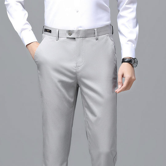 Herren Elegante Business-Chino mit Stretchkomfort und schlankem Bügelsaum Shop Nory