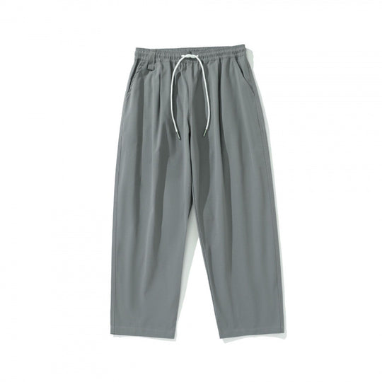 Herren Locker geschnittene Relaxed-Fit-Hose mit elastischem Bund und Kordelzug Shop Nory