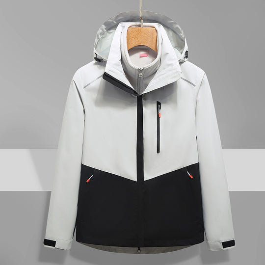 Herren Softshell-Outdoorjacke mit Kapuze, wind- und wasserdicht Shop Nory