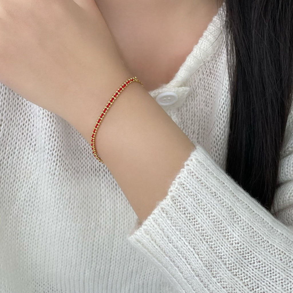Damen elegantes und feines Perlenarmband Shop Nory