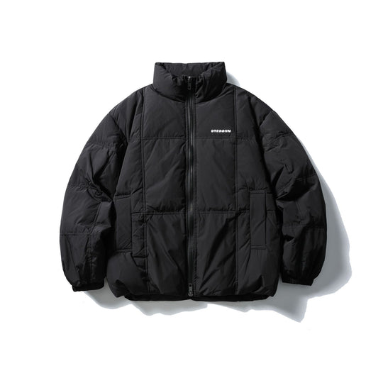 Herren Boxy-Steppjacke mit hohem Standkragen, Karo-Steppung und elastischem Saum Shop Nory