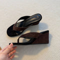 Damen Wedgesandalen mit komfortablem Fußbett und modischem Design