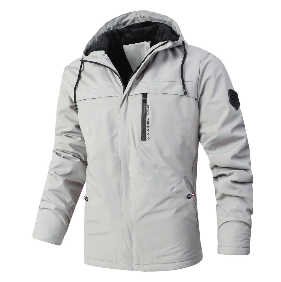 Herren Urbaner Softshell-Parka mit Teddyfleece-Innenfutter, verdecktem Reißverschluss und Brusttasche Shop Nory