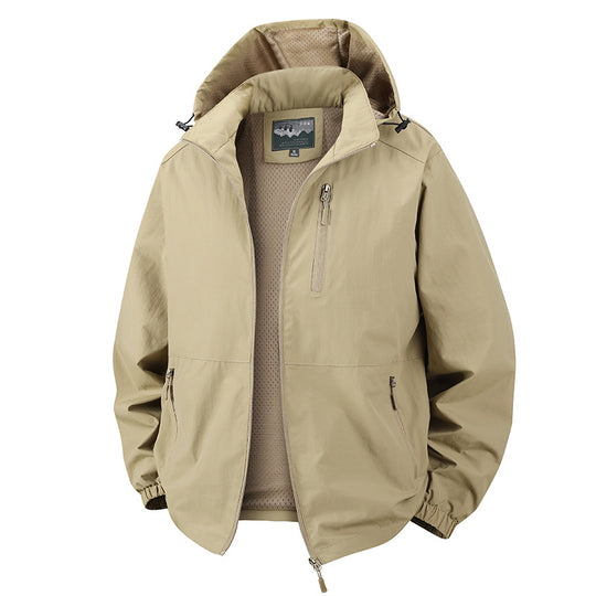 Herren Leichte Winddichte Outdoorjacke Shop Nory