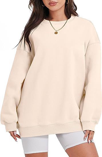 Damen nan extraweites Oversize-Sweatshirt mit überschnittener Schulter und angerautem Innenfutter Shop Nory