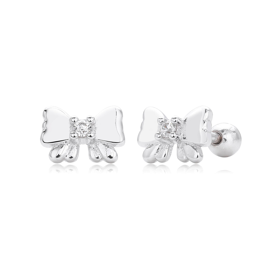 Damen Ohrstecker im niedlichen Schmetterlingsdesign aus 925 Sterling Silber Shop Nory
