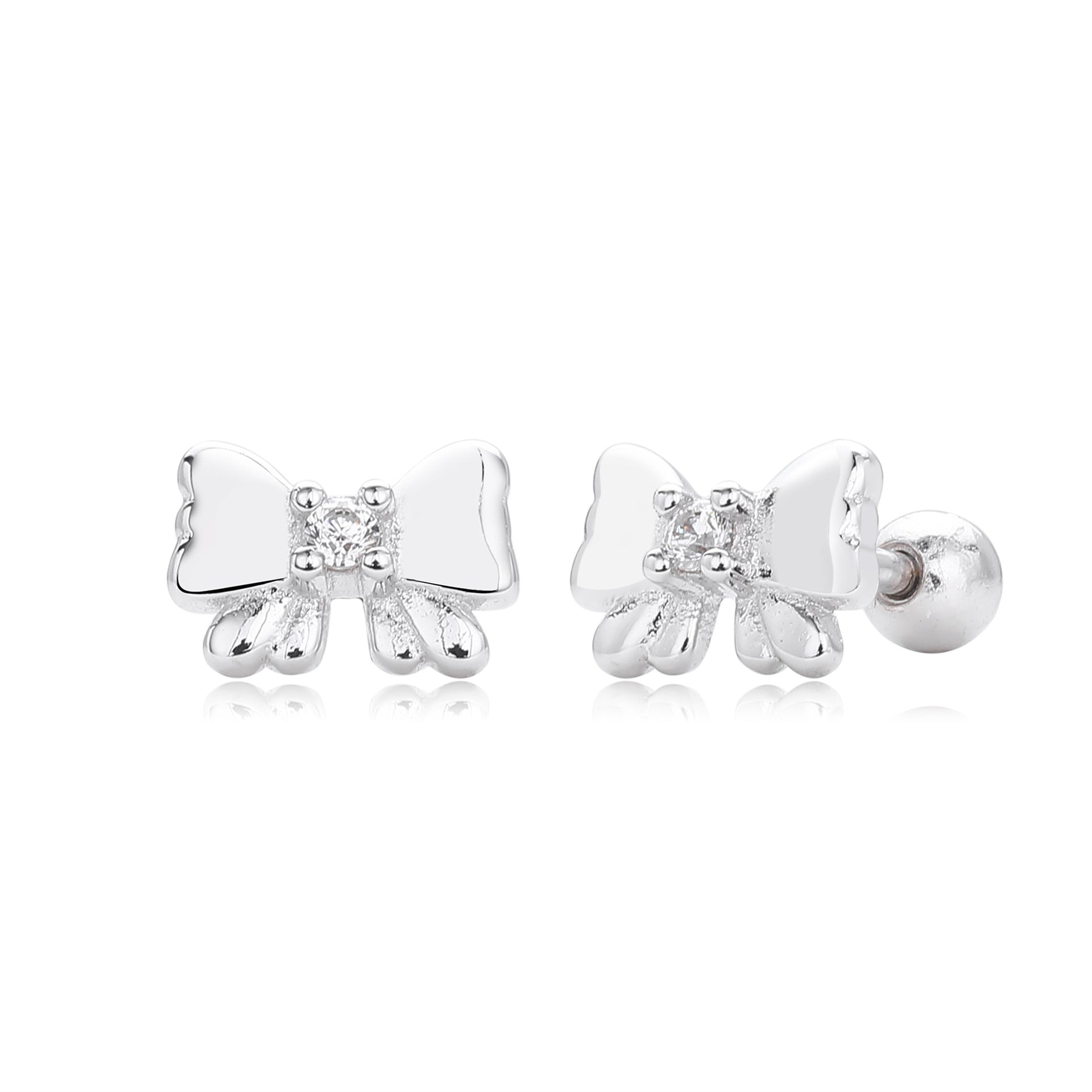 Damen Ohrstecker im niedlichen Schmetterlingsdesign aus 925 Sterling Silber Shop Nory