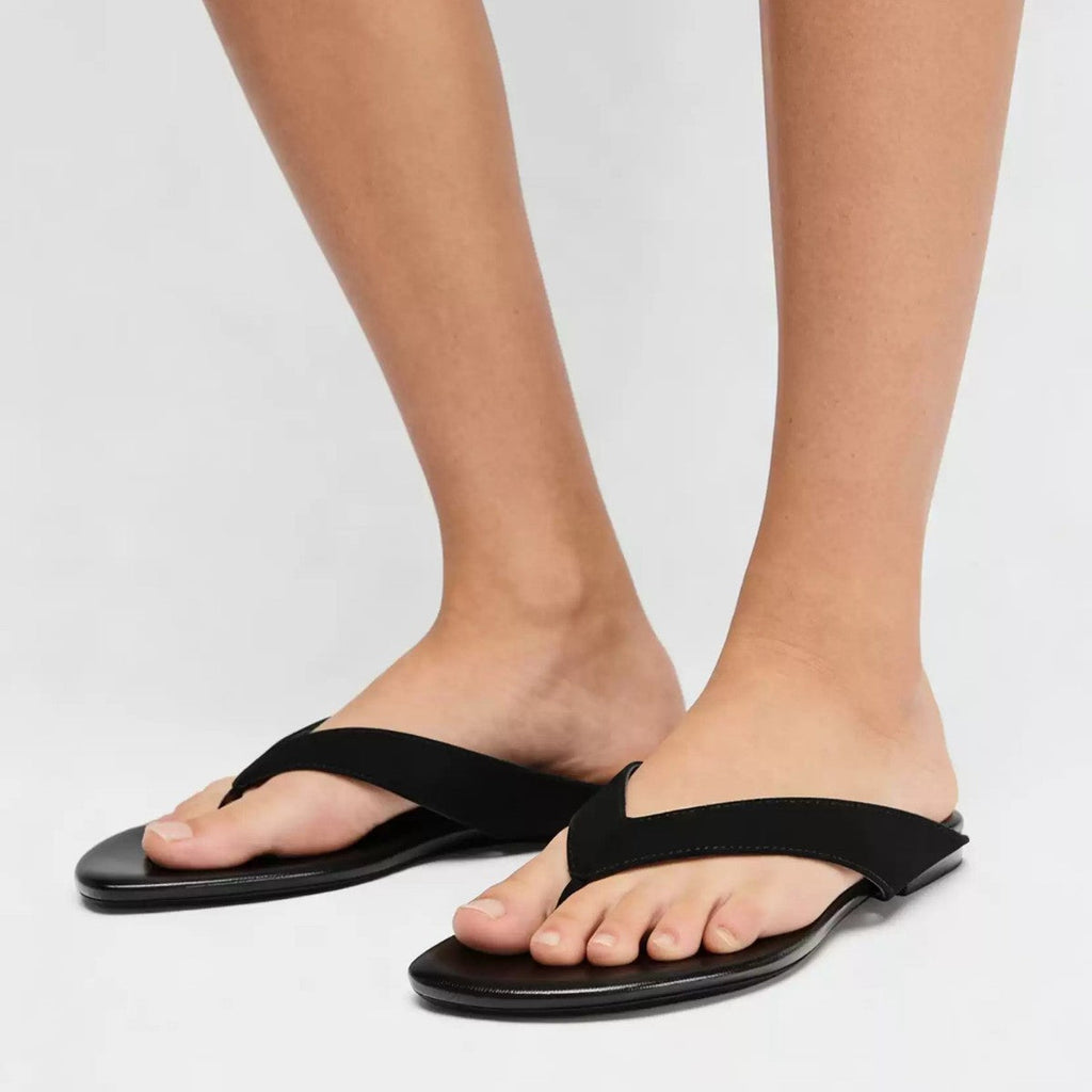 Damen Zehentrenner-Sandalen mit rutschfester Sohle und bequemem Fußbett