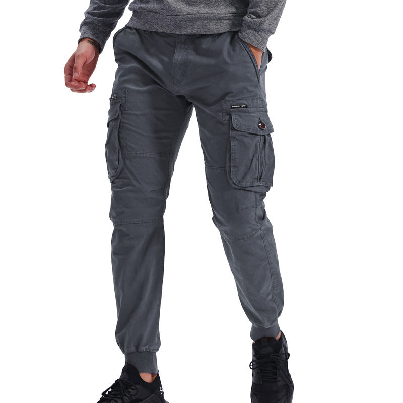 Herren Cargo-Hosen mit praktischen Taschen und elastischem Bund
