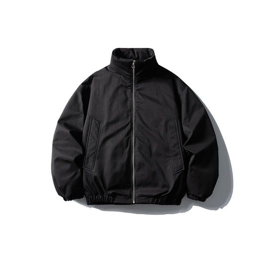 Herren Boxy Kurzparka mit hohem Stehkragen, elastischem Saum und aufgesetzten Fronttaschen Shop Nory