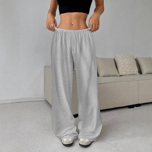 Damen nan weiter Highwaist Palazzo-Jogger mit elastischem Komfortbund, Kordelzug und seitlichen Eingrifftaschen Shop Nory