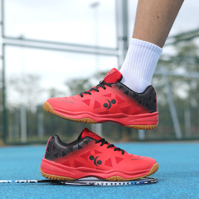 Damen Hochleistungs-Tennis-Schuhe mit dämpfendem Fußbett und atmungsaktiver Obermaterialstruktur