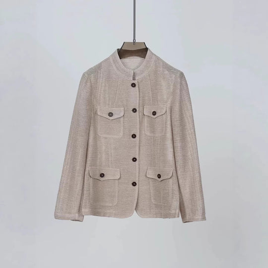 Damen Modische Sommerjacke aus leichtem Gewebe Shop Nory