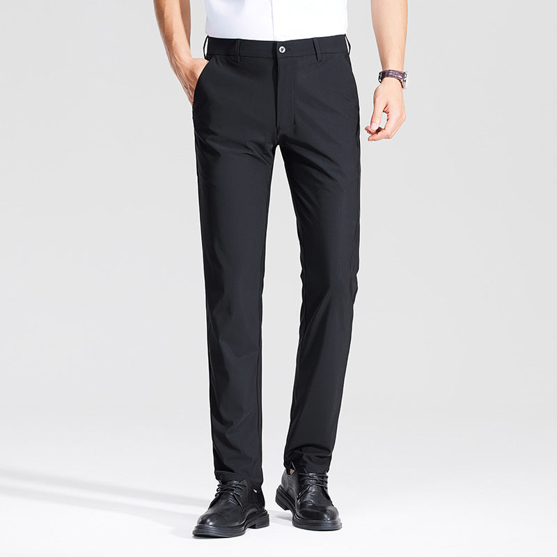 Herren Schlanke Business‑Stretchhose mit Bügelfalte und Komfortbund Shop Nory