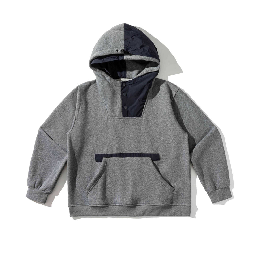 Unisex Oversize Kapuzenpullover mit technischem Frontpanel und Kängurutasche Shop Nory