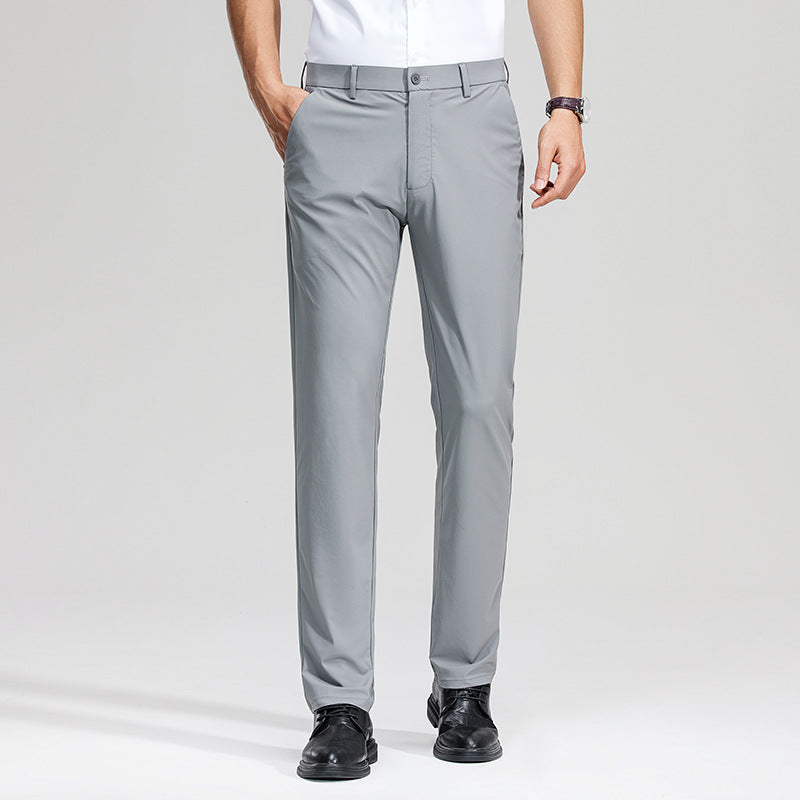 Herren Schlanke Business‑Stretchhose mit Bügelfalte und Komfortbund Shop Nory