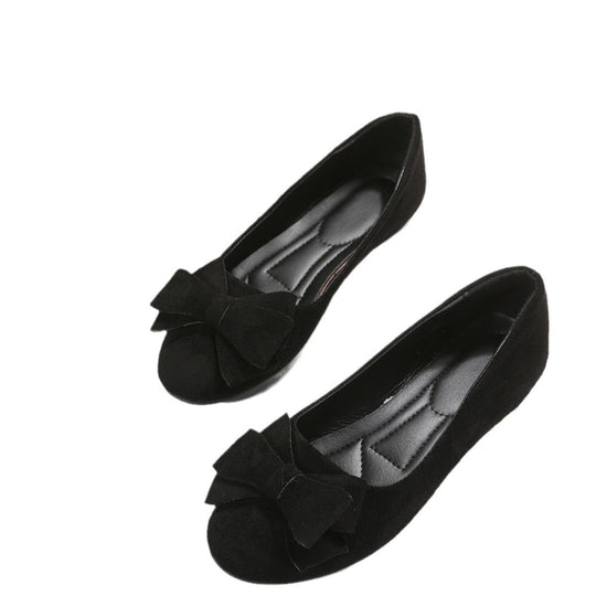 Damen Ballerinas mit modischem Schleifendetail