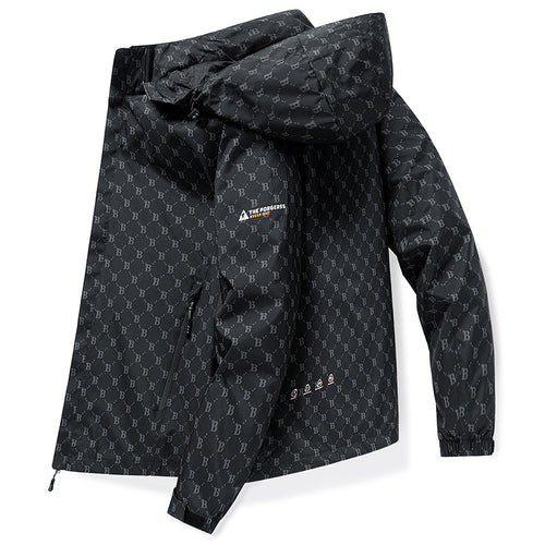 Damen Modische Wasserdichte Funktionsjacke mit Kapuze Shop Nory
