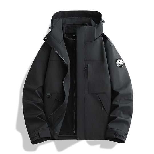 Damen Wasserabweisender Parka mit abnehmbarer Fleece-Innenjacke und Kapuze Shop Nory