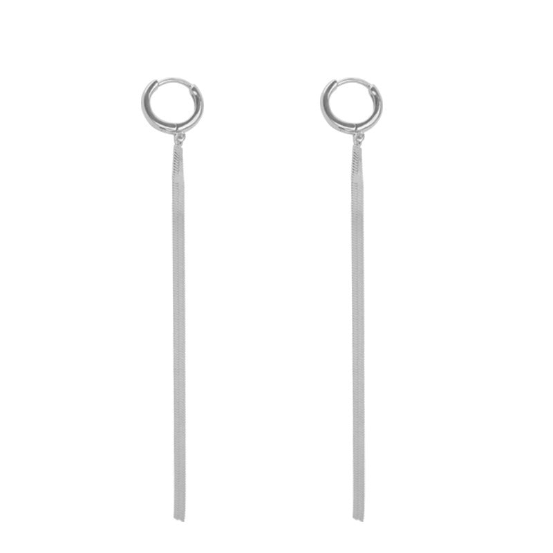 Damen Ohrhänger mit geschwungenem Design aus hochwertigem Edelstahl Shop Nory