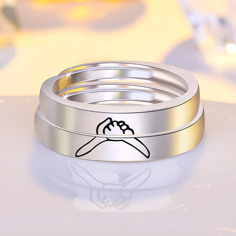 Damenring mit modernem Schmetterlingsdesign und feiner Edelstahlverarbeitung Shop Nory