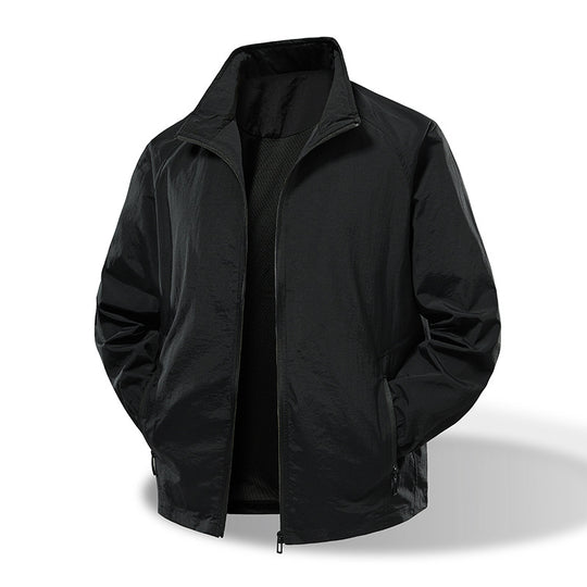 Herren Ultraleichter Windbreaker mit atmungsaktivem Mesh-Futter und verdecktem Reißverschluss Shop Nory