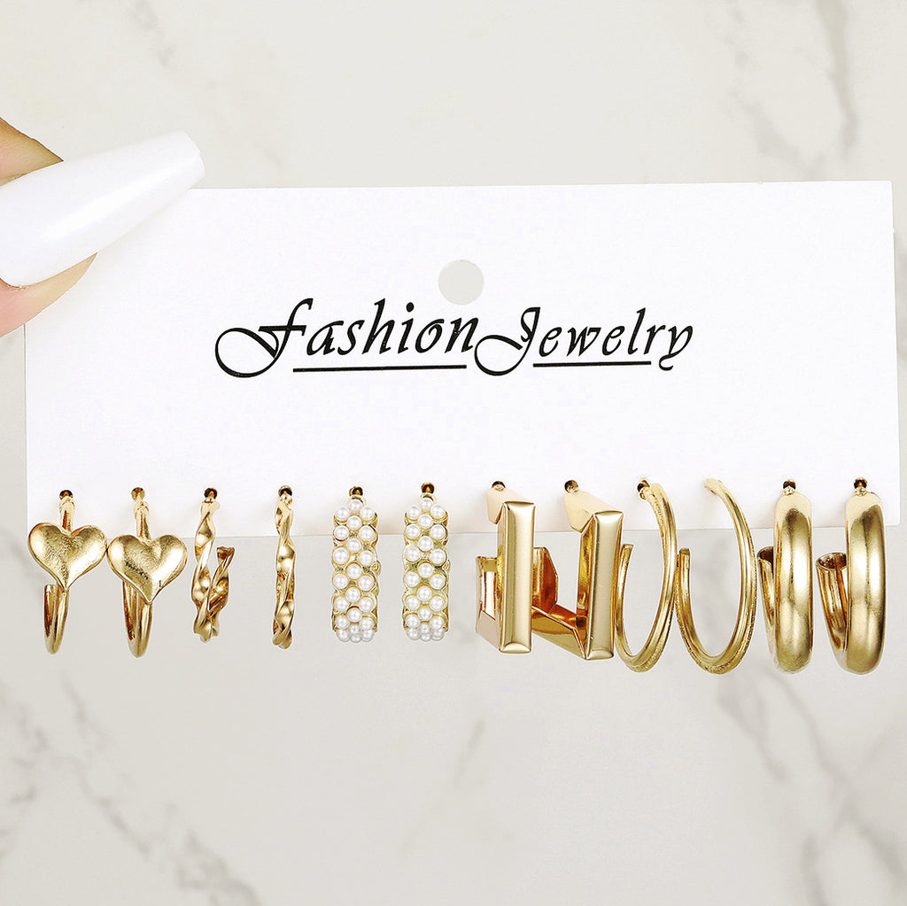 Damen Ohrstecker Set mit eleganten und vielseitigen Designs Shop Nory