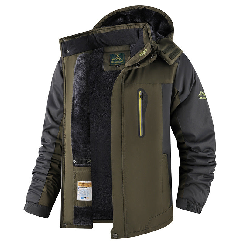 Herren Technische Outdoorjacke mit viele Taschen Shop Nory