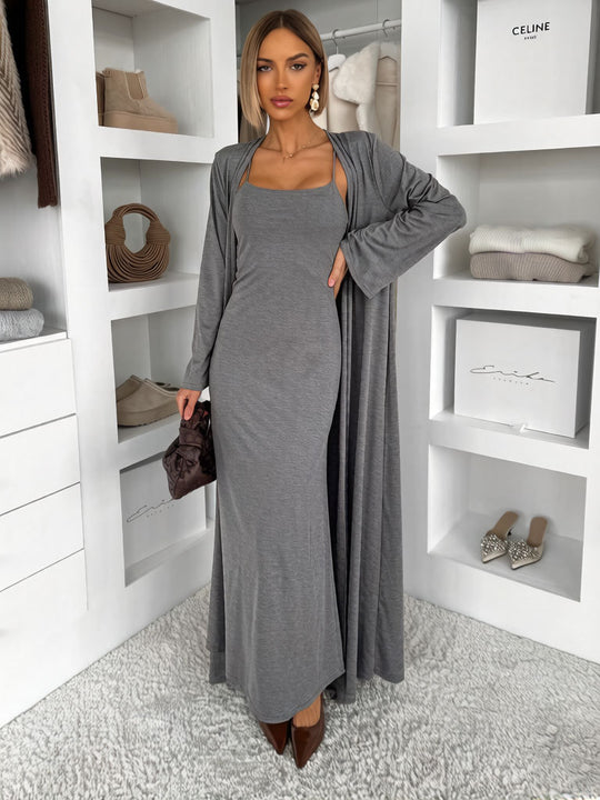 Damen Langes Maxikleid mit umschmeichelndem Schnitt Shop Nory