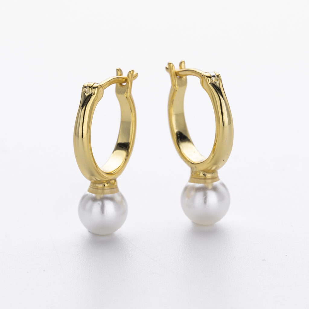 Damen Ohrhänger mit elegantem Perlenanhänger Shop Nory