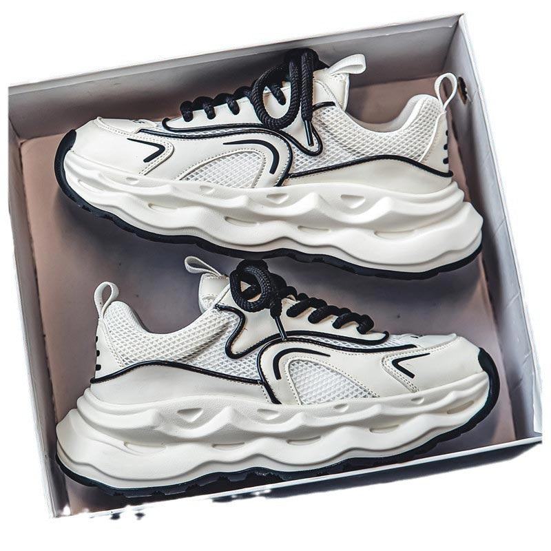 Damen Voluminöse Retro-Chunky-Sneaker mit atmungsaktivem Mesh-Overlay und skulpturaler Komfortsohle Shopy Nory