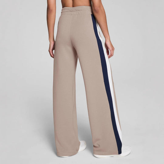 Damen Sportliche lange Hose mit seitlichen Kontraststreifen Shopnory