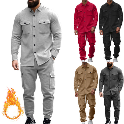Herren nan athletisches Hemdjacke-Overshirt mit aufgesetzten Brustklappen und durchgehender Knopfleiste Shop Nory