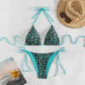 Damen Triangel-Bikini mit aufregendem Animal-Print