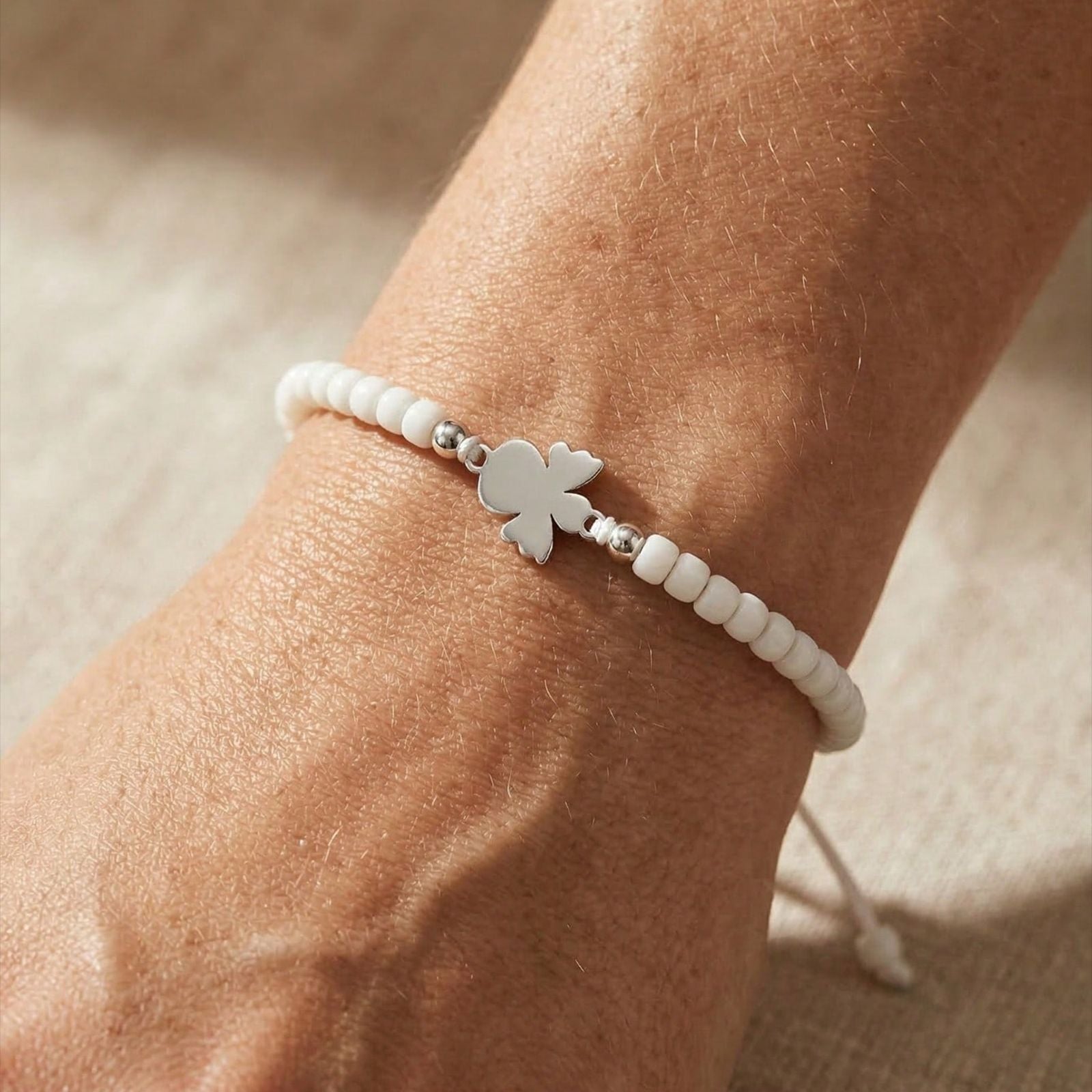 Damen Glücksarmband mit verstellbarem Knoten Shop Nory