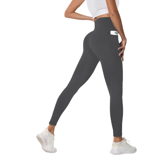 Damen Formende High-Waist Leggings mit Seitentasche und stützendem Stretch Shopy Nory