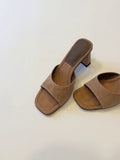 Damen Blockabsatz-Sandalen mit elegantem Riemen und weichem Fußbett Shopnory