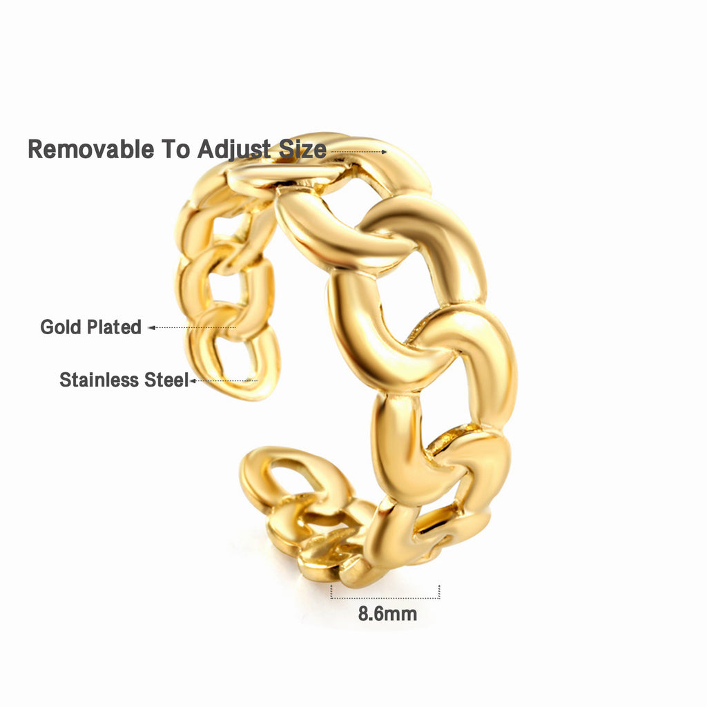 Damen Verstellbarer Armband mit emotionalem „Liebe“ Schriftzug aus hochwertigem Edelstahl mit goldfarbener Beschichtung Shop Nory